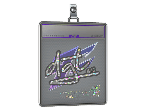 Sticker | dgt (Glitter) | Antwerp 2022