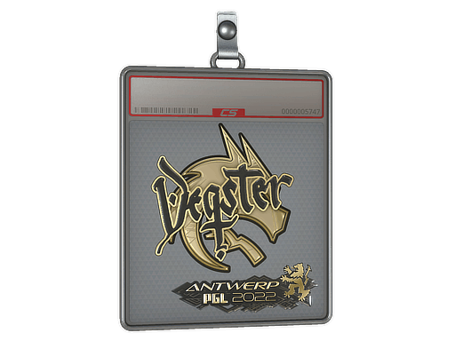 Sticker | degster (Gold) | Antwerp 2022