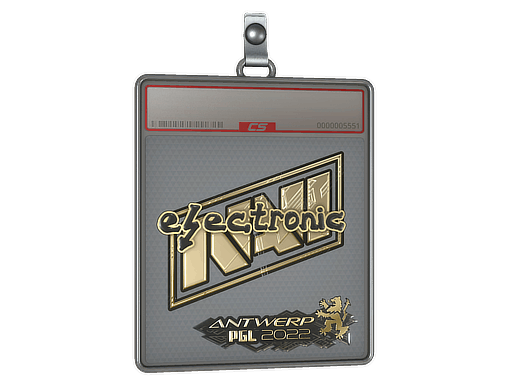 Sticker | electronic (Gold) | Antwerp 2022