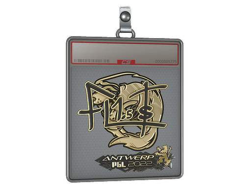 Sticker | FL1T (Gold) | Antwerp 2022
