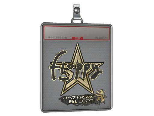 Sticker | floppy (Gold) | Antwerp 2022