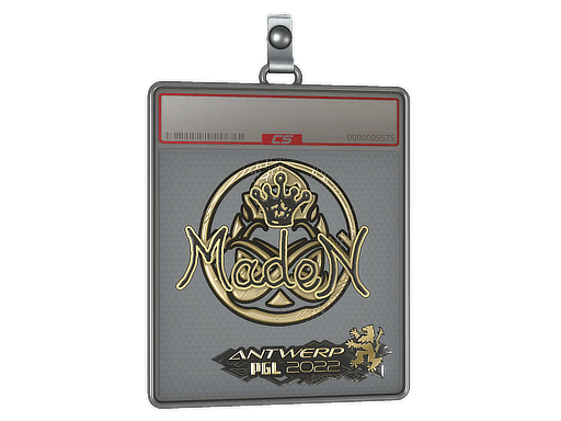 Sticker | maden (Gold) | Antwerp 2022