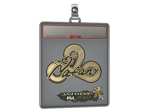 Sticker | nafany (Gold) | Antwerp 2022