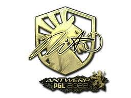 Sticker | nitr0 (Gold) | Antwerp 2022