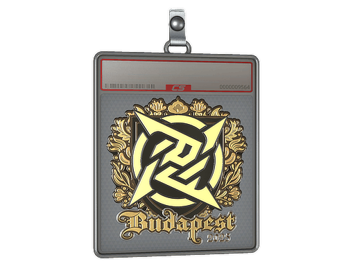 Sticker | Ninjas in Pyjamas (Gold) | Budapest 2025