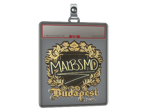 Sticker | malbsMd (Gold) | Budapest 2025