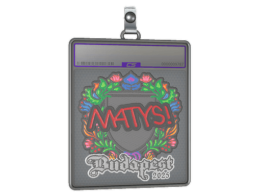 Sticker | MATYS (Embroidered) | Budapest 2025