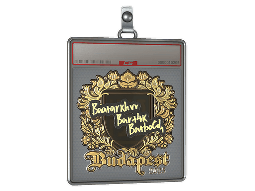 Sticker | Bart4k (Gold) | Budapest 2025