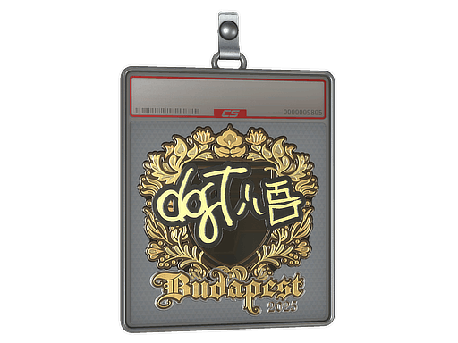 Sticker | dgt (Gold) | Budapest 2025