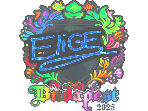 Sticker | EliGE (Holo) | Budapest 2025