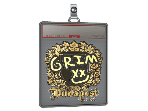 Sticker | Grim (Gold) | Budapest 2025