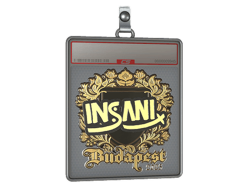 Sticker | insani (Gold) | Budapest 2025