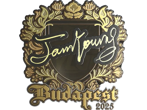 Sticker | JamYoung (Gold) | Budapest 2025