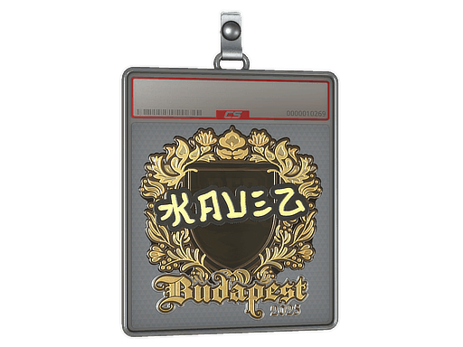 Sticker | kauez (Gold) | Budapest 2025