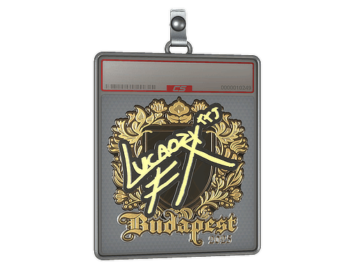 Sticker | Lucaozy (Gold) | Budapest 2025