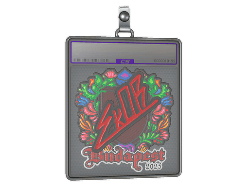 Sticker | sk0R (Embroidered) | Budapest 2025