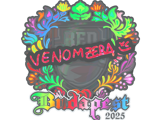 Sticker | venomzera (Holo) | Budapest 2025