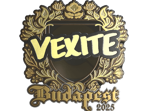 Sticker | vexite (Gold) | Budapest 2025