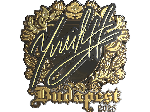Sticker | yuurih (Gold) | Budapest 2025