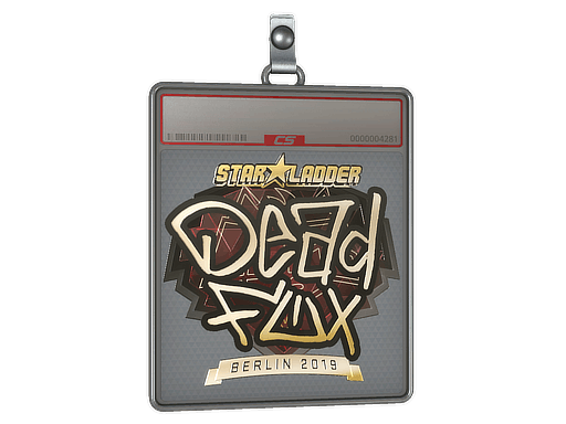 Sticker | DeadFox (Gold) | Berlin 2019