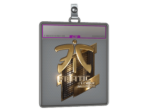 Sticker | Fnatic (Gold) | Boston 2018