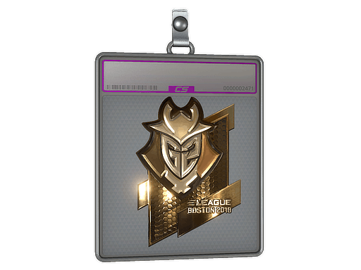 Sticker | G2 Esports (Gold) | Boston 2018