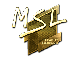 Sticker | MSL (Gold) | Boston 2018