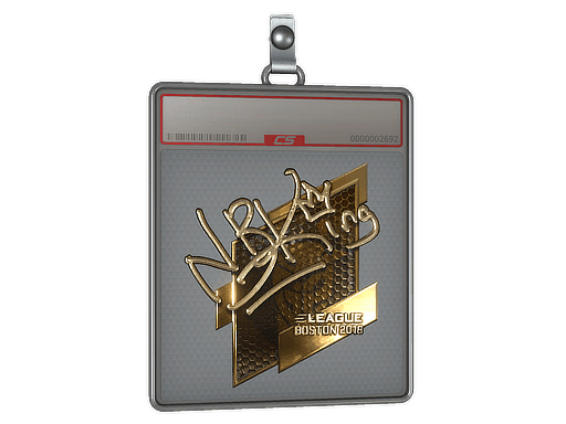 Sticker | NBK- (Gold) | Boston 2018