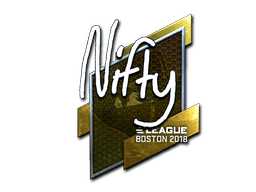 Sticker | Nifty (Foil) | Boston 2018
