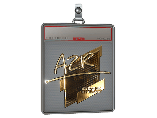 Sticker | AZR (Gold) | Boston 2018