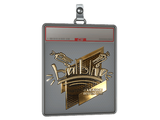 Sticker | balblna (Gold) | Boston 2018