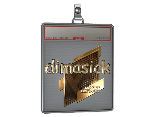 Sticker | dimasick (Gold) | Boston 2018