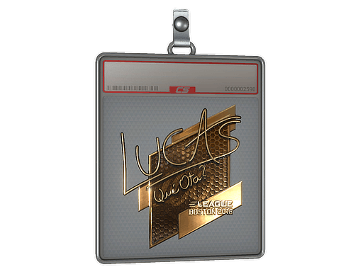 Sticker | LUCAS1 (Gold) | Boston 2018