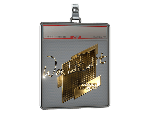 Sticker | WorldEdit (Gold) | Boston 2018