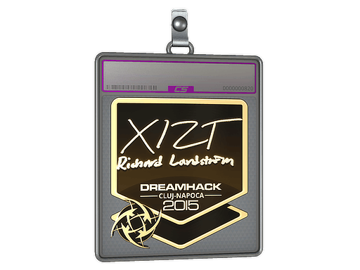 Sticker | Xizt (Gold) | Cluj-Napoca 2015