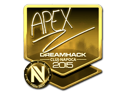 Sticker | apEX (Gold) | Cluj-Napoca 2015