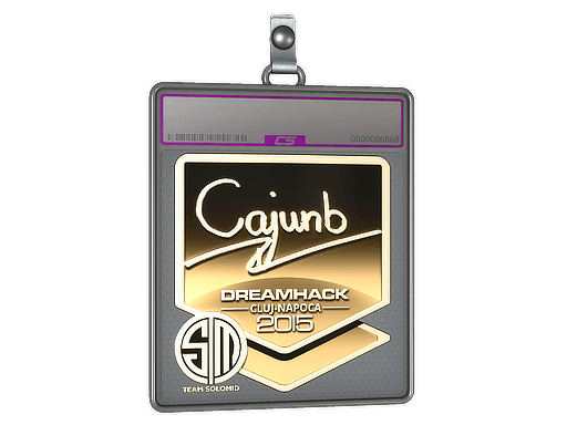 Sticker | cajunb (Gold) | Cluj-Napoca 2015