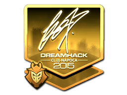 Sticker | fox (Gold) | Cluj-Napoca 2015