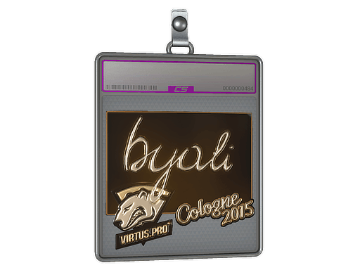 Sticker | byali (Gold) | Cologne 2015