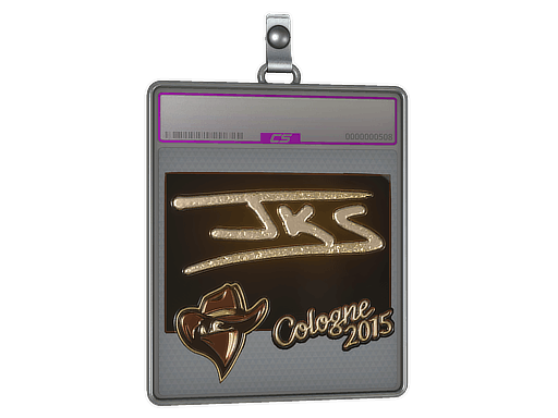 Sticker | jks (Gold) | Cologne 2015