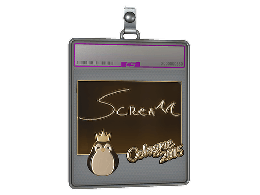 Sticker | ScreaM (Gold) | Cologne 2015