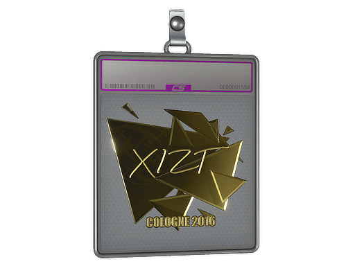 Sticker | Xizt (Gold) | Cologne 2016