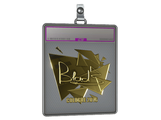 Sticker | B1ad3 (Gold) | Cologne 2016