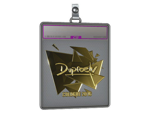 Sticker | dupreeh (Gold) | Cologne 2016