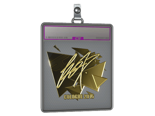 Sticker | fox (Gold) | Cologne 2016