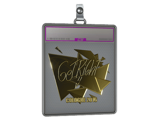 Sticker | GeT_RiGhT (Gold) | Cologne 2016