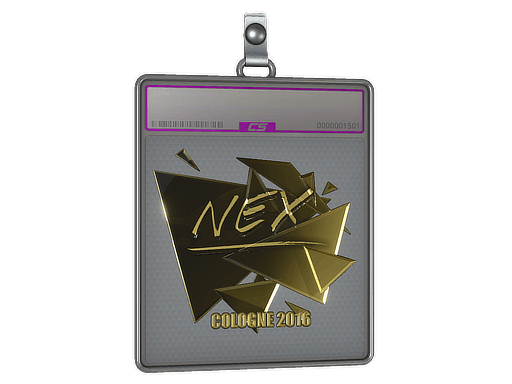 Sticker | nex (Gold) | Cologne 2016