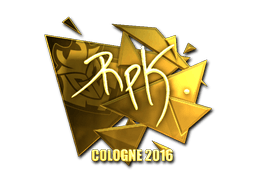 Sticker | RpK (Gold) | Cologne 2016
