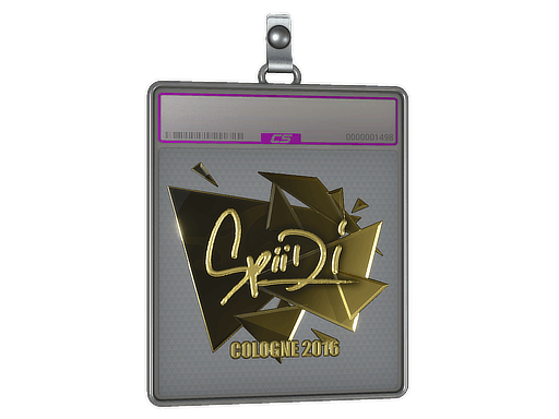 Sticker | Spiidi (Gold) | Cologne 2016