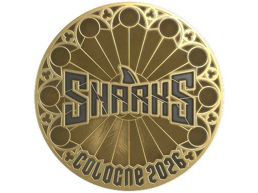 Sticker | Sharks Esports (Gold) | Cologne 2026